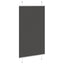 Plisségardin Sort 70x150 cm Stofbredde 69,4 cm Polyester