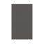 Plisségardin Sort 75x150 cm Stofbredde 74,4 cm Polyester