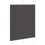 Plisségardin Sort 105x150 cm Stofbredde 104,4 cm Polyester