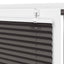 Plisségardin Sort 110x150 cm Stofbredde 109,4 cm Polyester