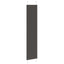 Plisségardin Sort 50x200 cm Stofbredde 49,4 cm Polyester