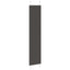 Plisségardin Sort 50x200 cm Stofbredde 49,4 cm Polyester