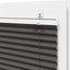 Plisségardin Sort 50x200 cm Stofbredde 49,4 cm Polyester