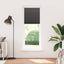 Plisségardin Sort 80x200 cm Stofbredde 79,4 cm Polyester