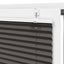 Plisségardin Sort 80x200 cm Stofbredde 79,4 cm Polyester