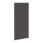 Plisségardin Sort 90x200 cm Stofbredde 89,4 cm Polyester