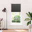 Plisségardin Sort 95x200 cm Stofbredde 94,4 cm Polyester