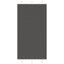 Plisségardin Sort 105x200 cm Stofbredde 104,4 cm Polyester