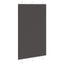 Plisségardin Sort 115x200 cm Stofbredde 114,4 cm Polyester