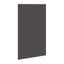 Plisségardin Sort 120x200 cm Stofbredde 119,4 cm Polyester