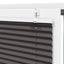 Plisségardin Sort 120x200 cm Stofbredde 119,4 cm Polyester