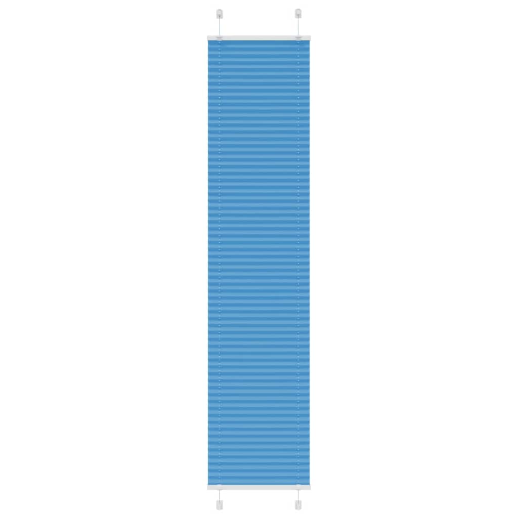 Plisségardin Blå 50x200 cm Stofbredde 49,4 cm Polyester