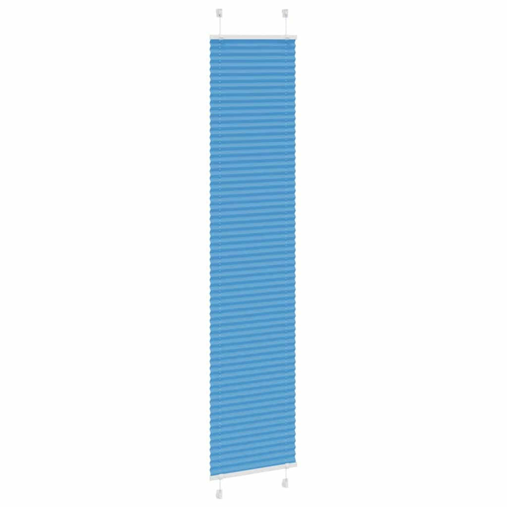 Plisségardin Blå 50x200 cm Stofbredde 49,4 cm Polyester