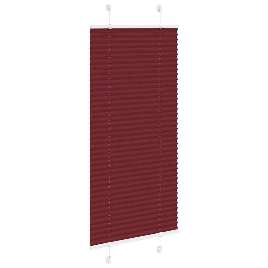 Plisségardin Bordeauxrød 55x100 cm Stofbredde 54,4 cm Polyester
