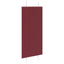 Plisségardin Bordeauxrød 55x100 cm Stofbredde 54,4 cm Polyester