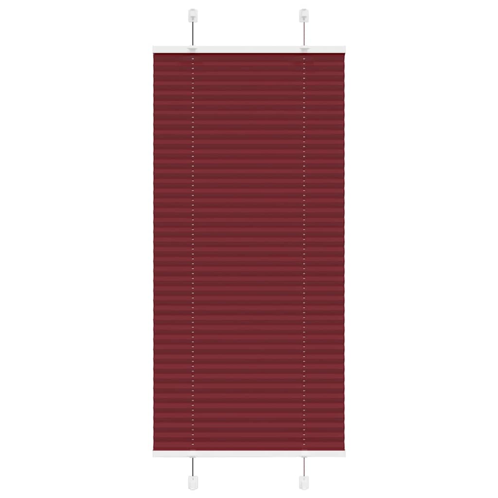 Plisségardin Bordeauxrød 65x100 cm Stofbredde 64,4 cm Polyester