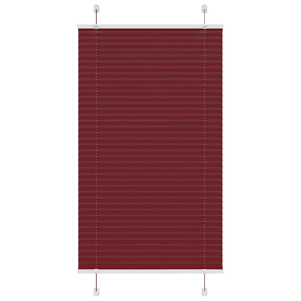 Plisségardin Bordeauxrød 70x100 cm Stofbredde 69,4 cm Polyester