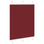 Plisségardin Bordeauxrød 105x100cm Stofbredde 104,4cm Polyester