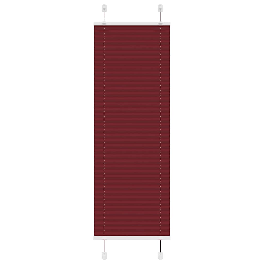 Plisségardin Bordeauxrød 50x150 cm Stofbredde 49,4 cm Polyester