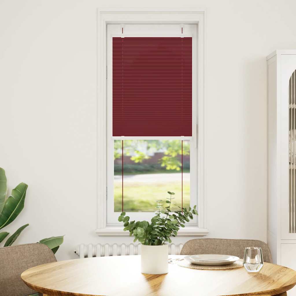 Plisségardin Bordeauxrød 50x150 cm Stofbredde 49,4 cm Polyester