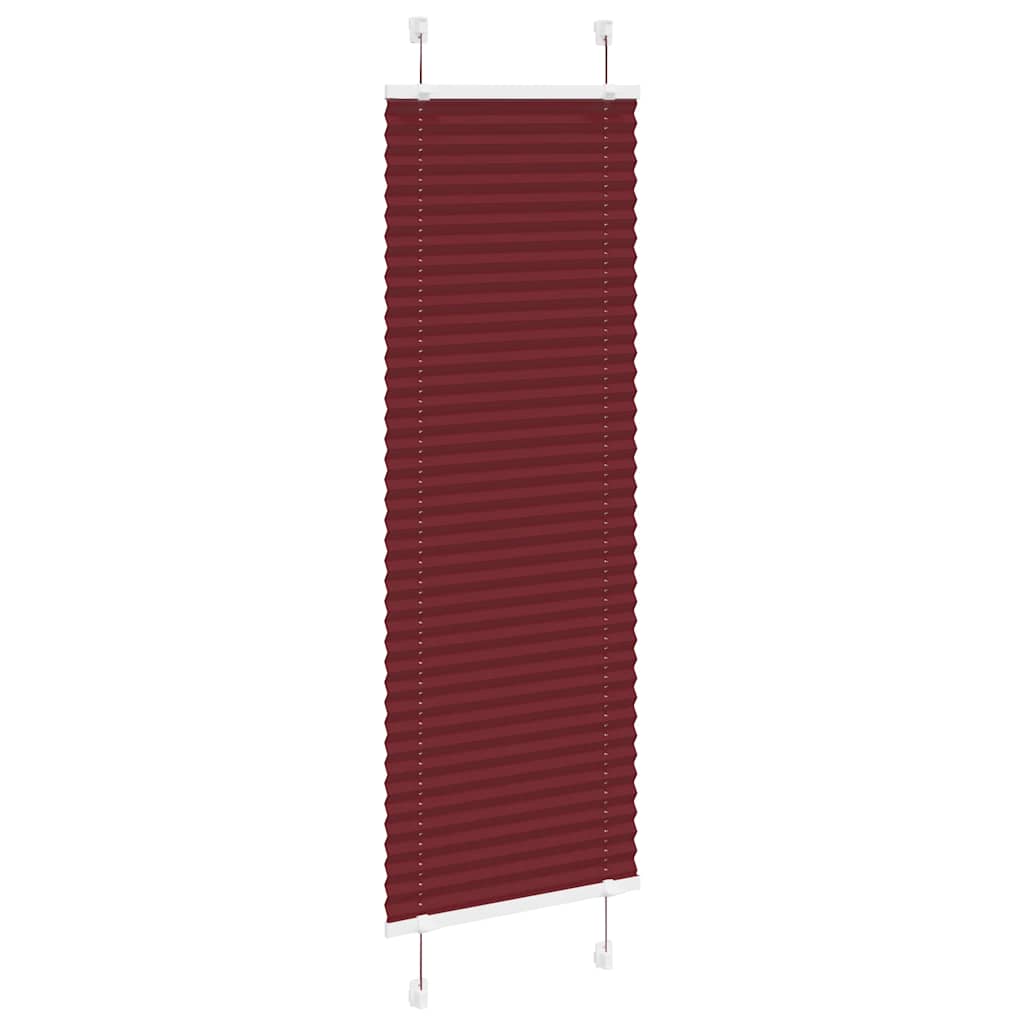 Plisségardin Bordeauxrød 50x150 cm Stofbredde 49,4 cm Polyester