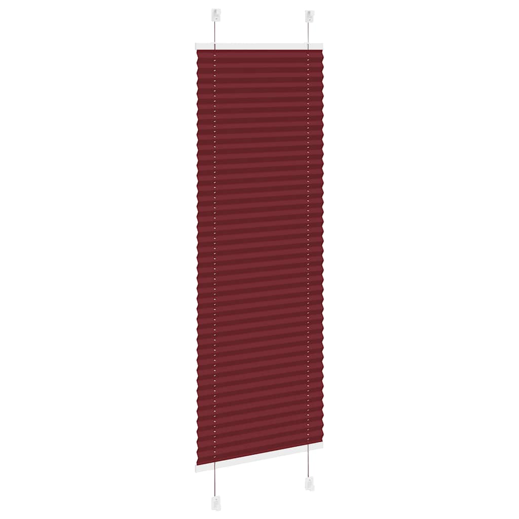 Plisségardin Bordeauxrød 50x150 cm Stofbredde 49,4 cm Polyester