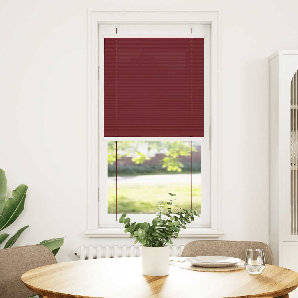 Plisségardin Bordeauxrød 65x150 cm Stofbredde 64,4 cm Polyester