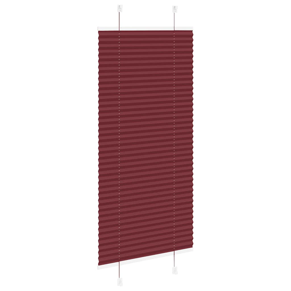 Plisségardin Bordeauxrød 65x150 cm Stofbredde 64,4 cm Polyester