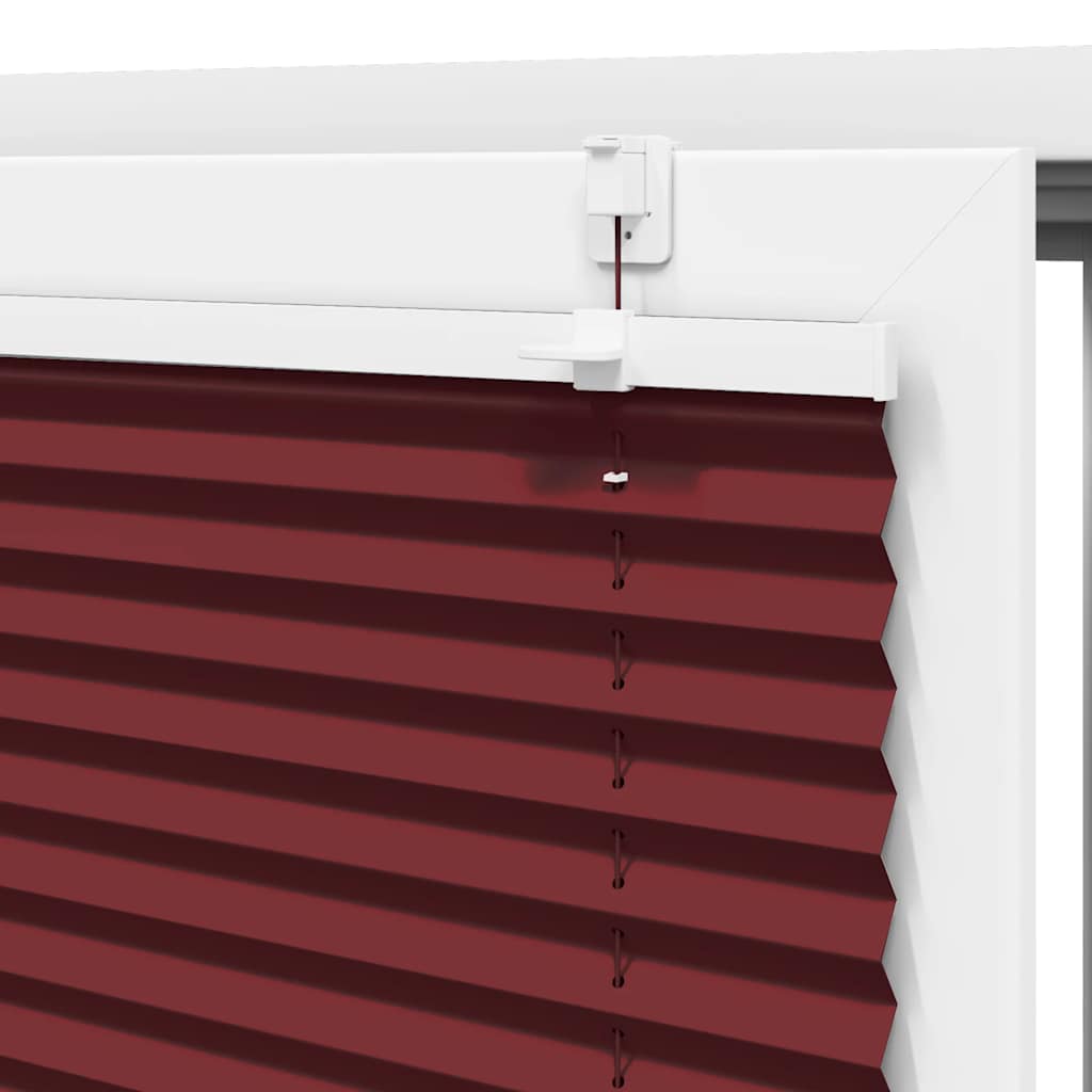 Plisségardin Bordeauxrød 65x150 cm Stofbredde 64,4 cm Polyester