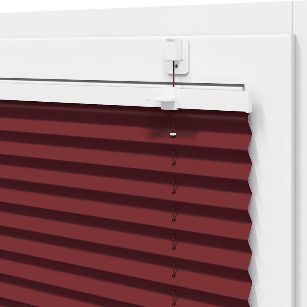 Plisségardin Bordeauxrød 70x150 cm Stofbredde 69,4 cm Polyester