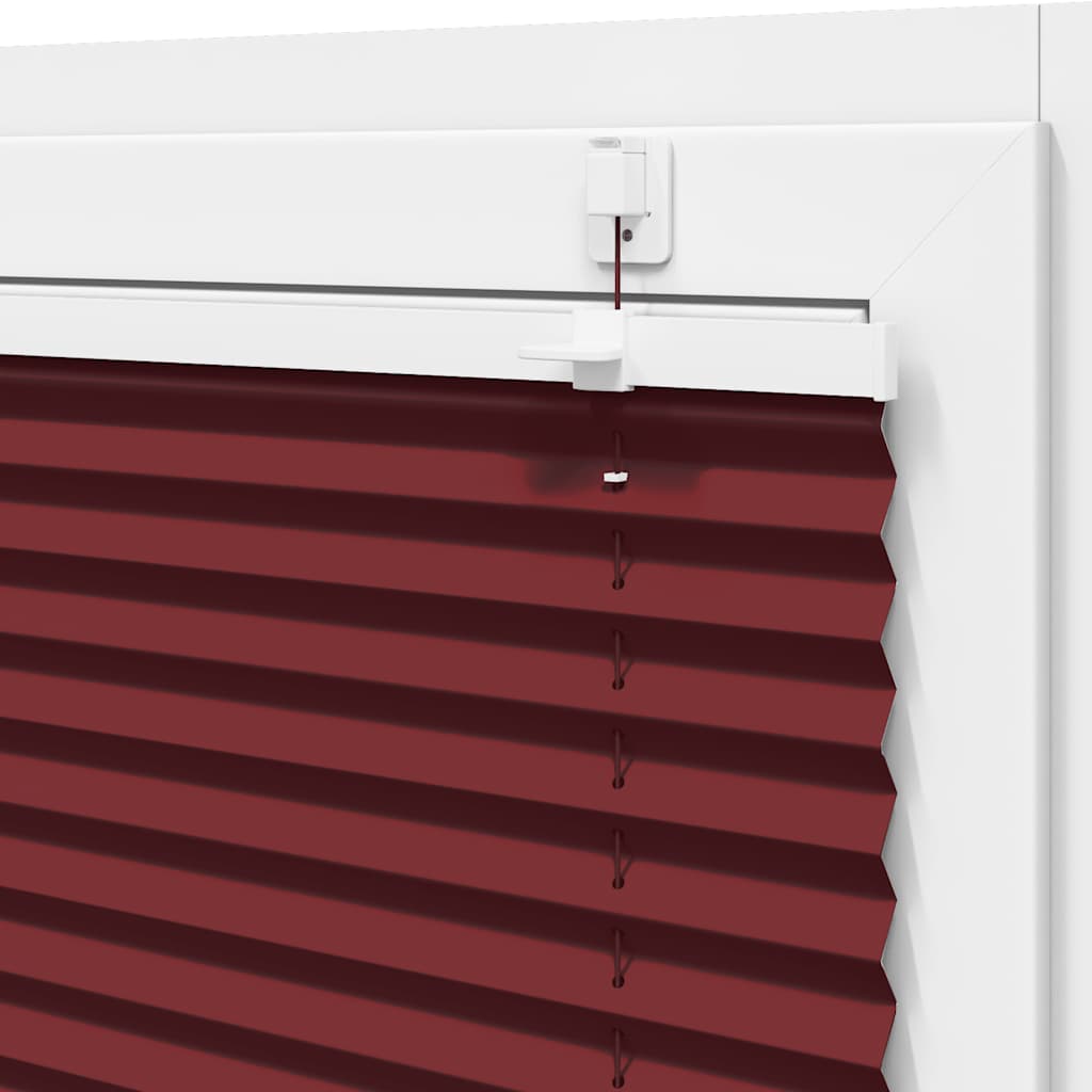 Plisségardin Bordeauxrød 90x150 cm Stofbredde 89,4 cm Polyester