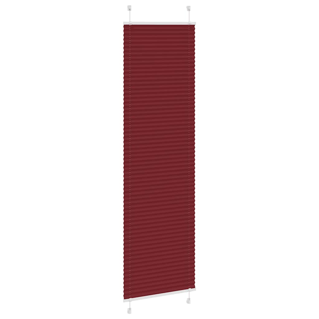 Plisségardin Bordeauxrød 55x200 cm Stofbredde 54,4 cm Polyester
