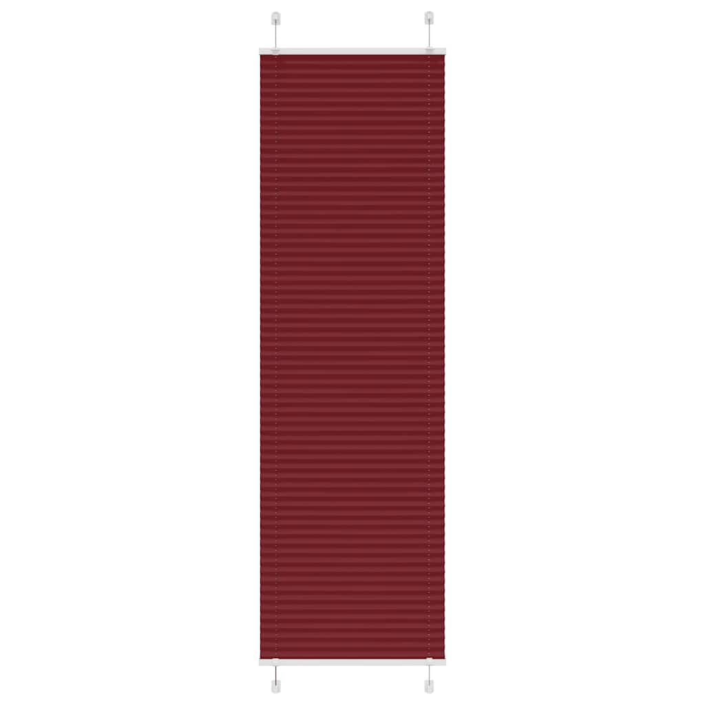 Plisségardin Bordeauxrød 65x200 cm Stofbredde 64,4 cm Polyester