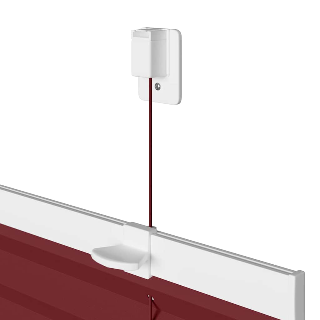 Plisségardin Bordeauxrød 65x200 cm Stofbredde 64,4 cm Polyester