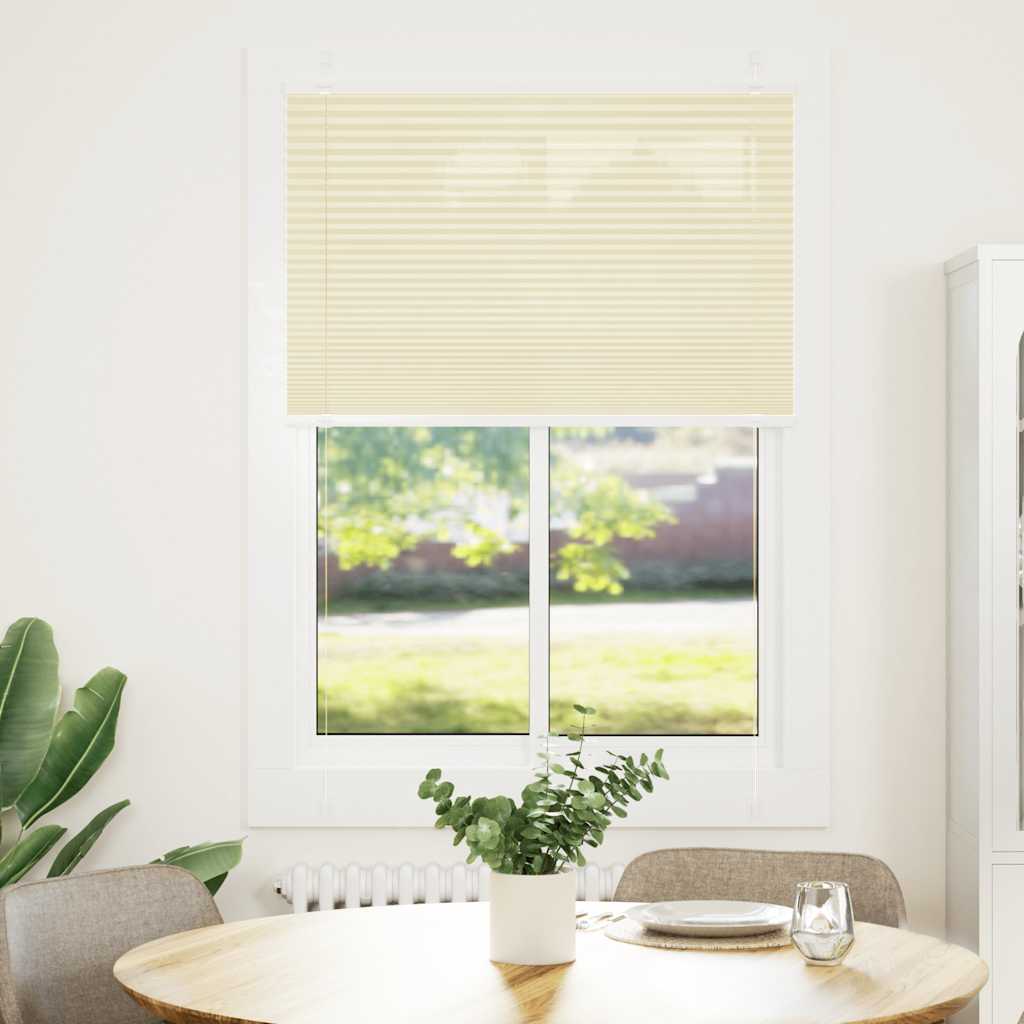 Plisségardin fløde 90x100 cm Stofbredde 89,4 cm Polyester