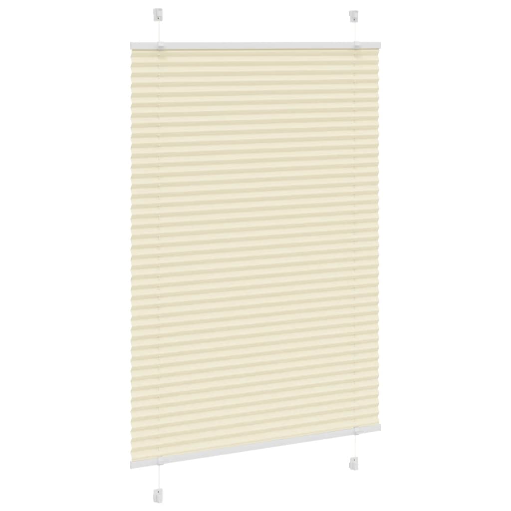 Plisségardin fløde 95x100 cm Stofbredde 94,4 cm Polyester