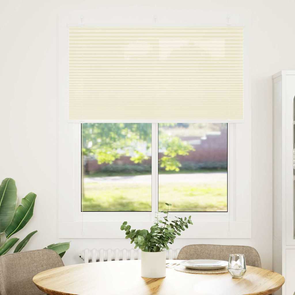 Plisségardin fløde 105x100 cm Stofbredde 104,4 cm Polyester