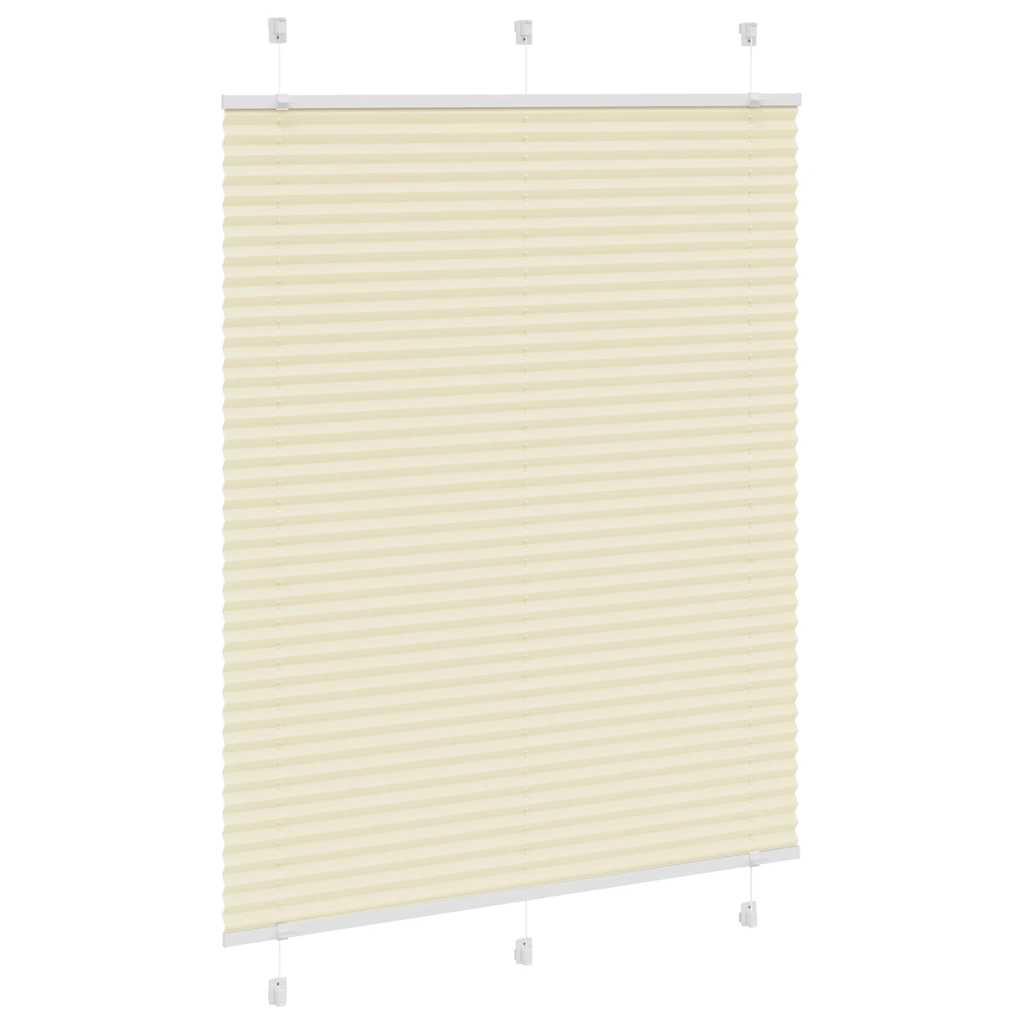 Plisségardin fløde 110x100 cm Stofbredde 109,4 cm Polyester