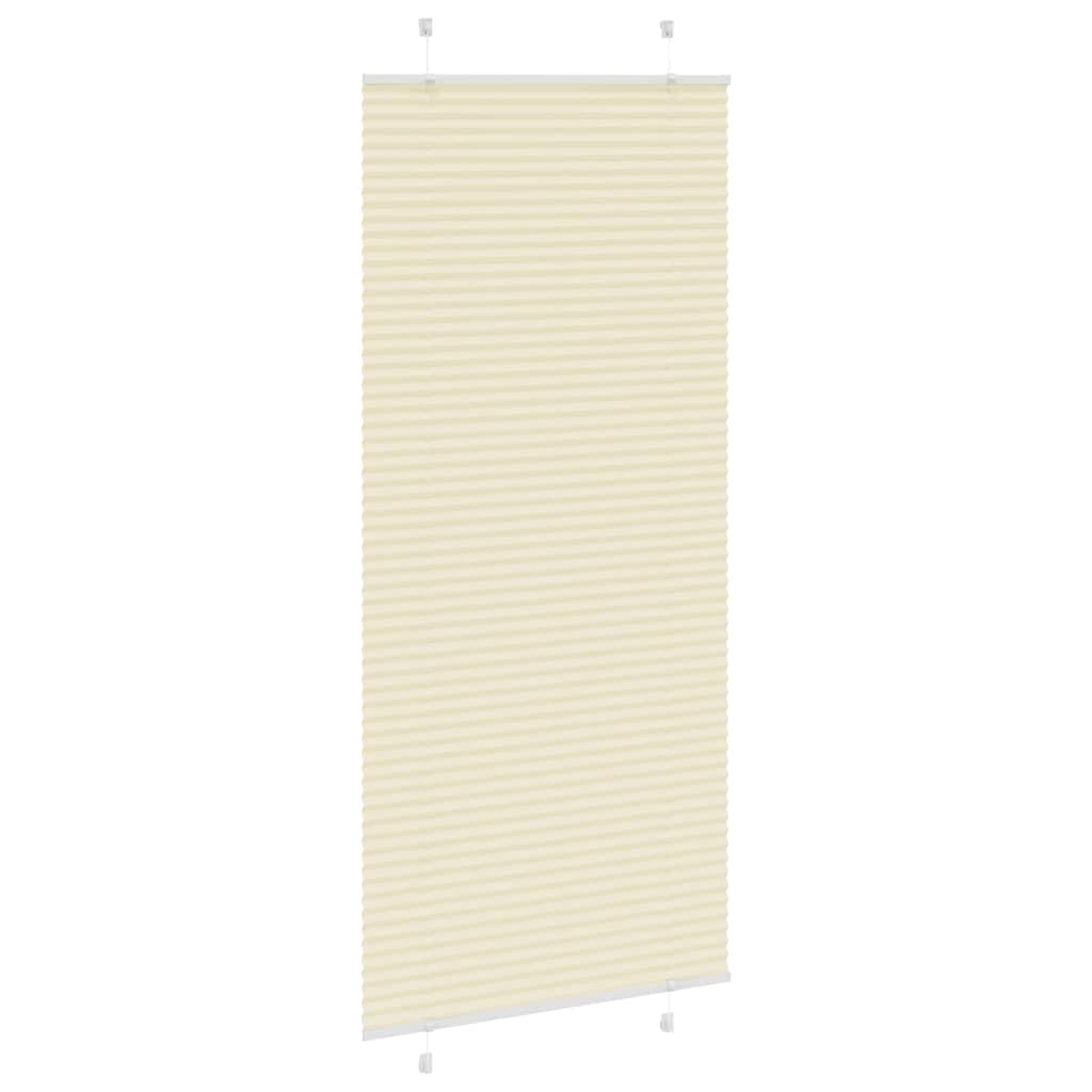 Plisségardin fløde 95x200 cm Stofbredde 94,4 cm Polyester