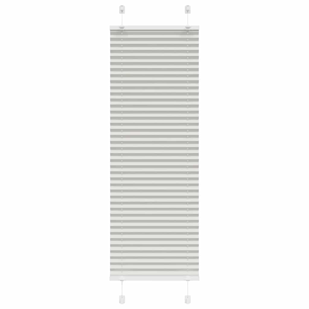 Plisségardin Lysegrå 40x150 cm Stofbredde 39,4 cm Polyester