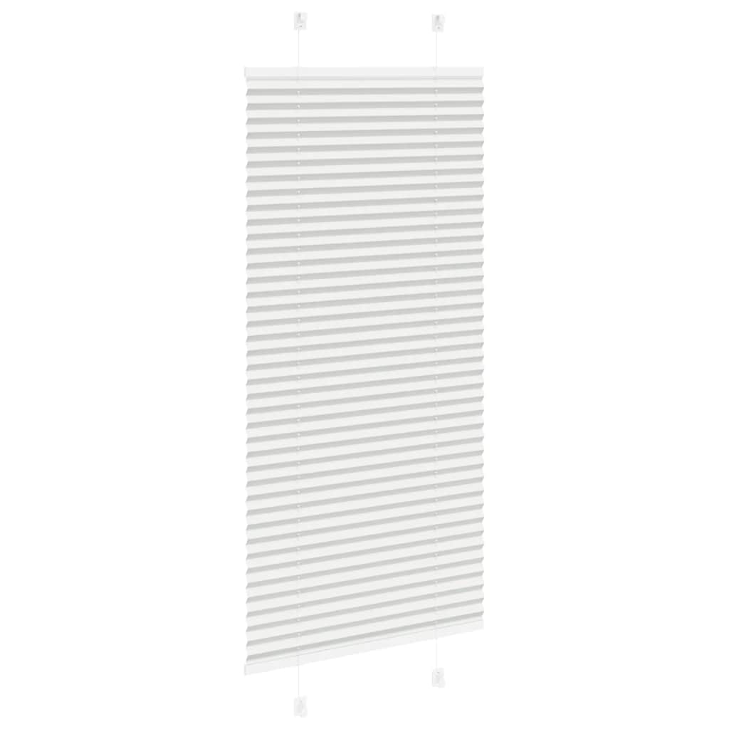 Plisségardin Lysegrå 65x150 cm Stofbredde 64,4 cm Polyester