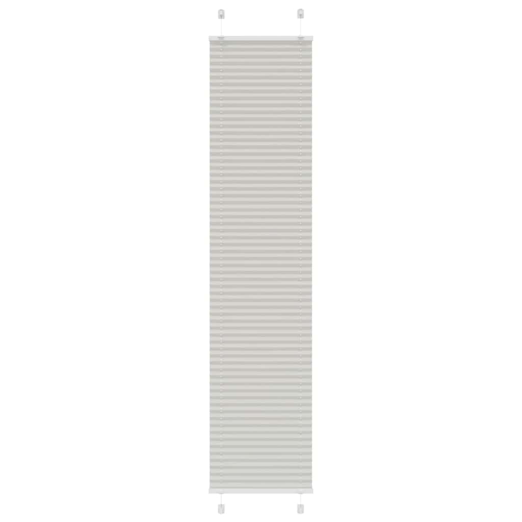 Plisségardin Lysegrå 45x200 cm Stofbredde 44,4 cm Polyester