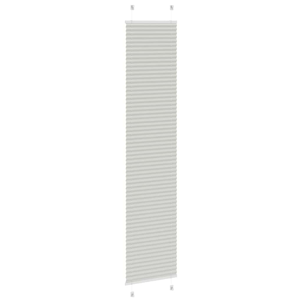 Plisségardin Lysegrå 45x200 cm Stofbredde 44,4 cm Polyester