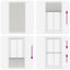 Plisségardin Lysegrå 110x200 cm Stofbredde 109,4 cm Polyester