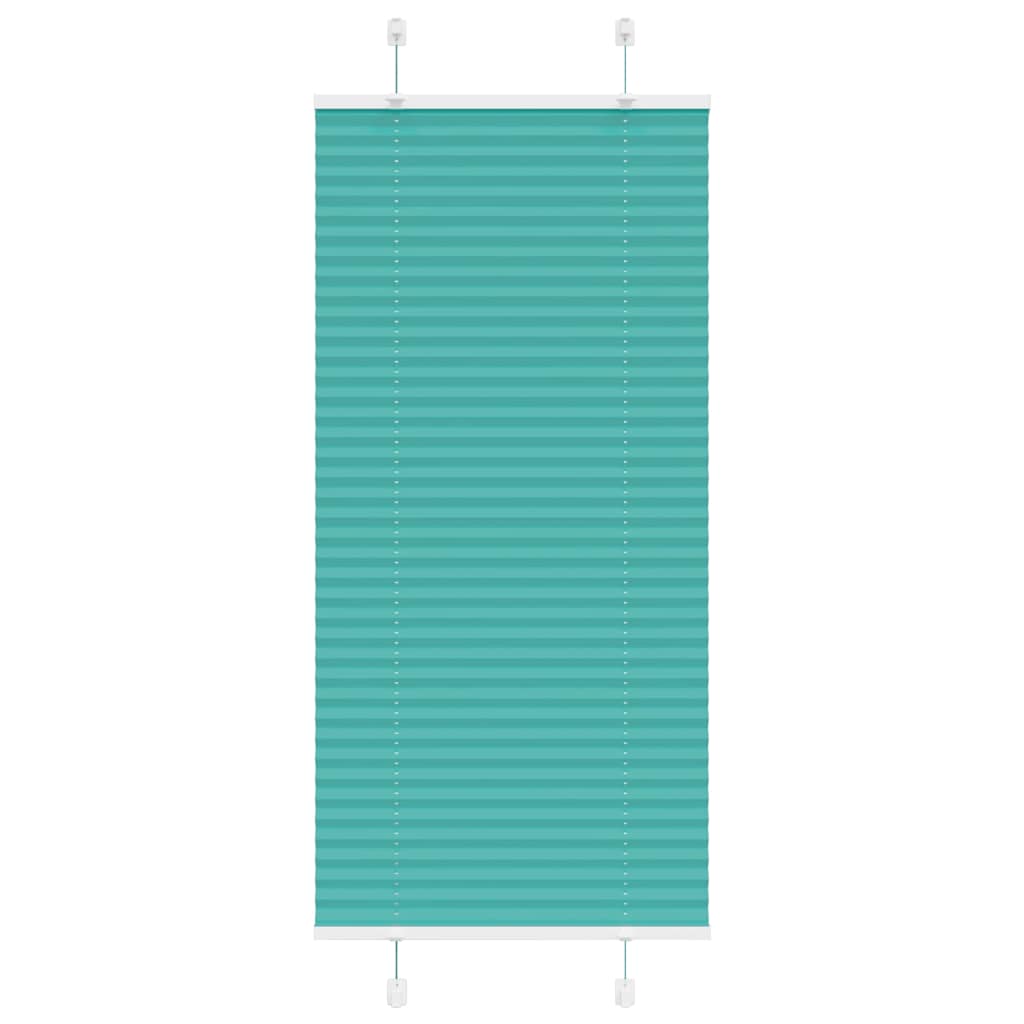 Plisségardin Benzin Grøn 65x100 cm Stofbredde 64,4 cm Polyester