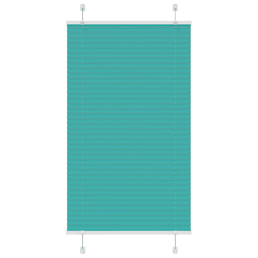 Plisségardin Benzin Grøn 80x100 cm Stofbredde 79,4 cm Polyester