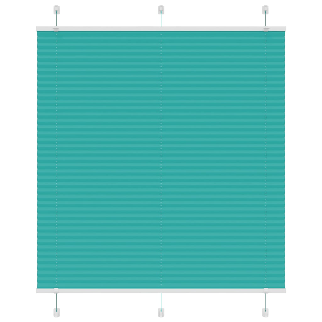 Plisségardin Benzin Grøn 115x100cm Stofbredde 114,4cm Polyester