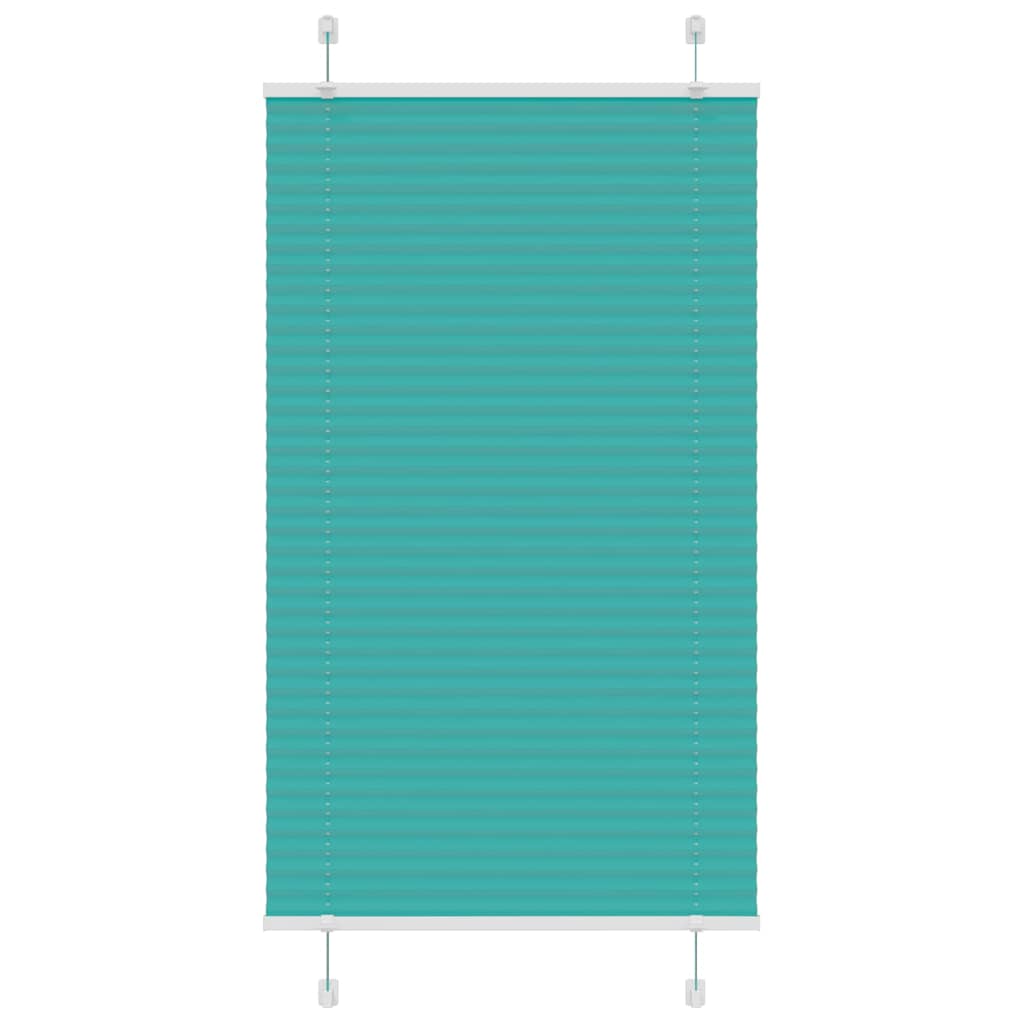 Plisségardin Benzin Grøn 75x150 cm Stofbredde 74,4 cm Polyester