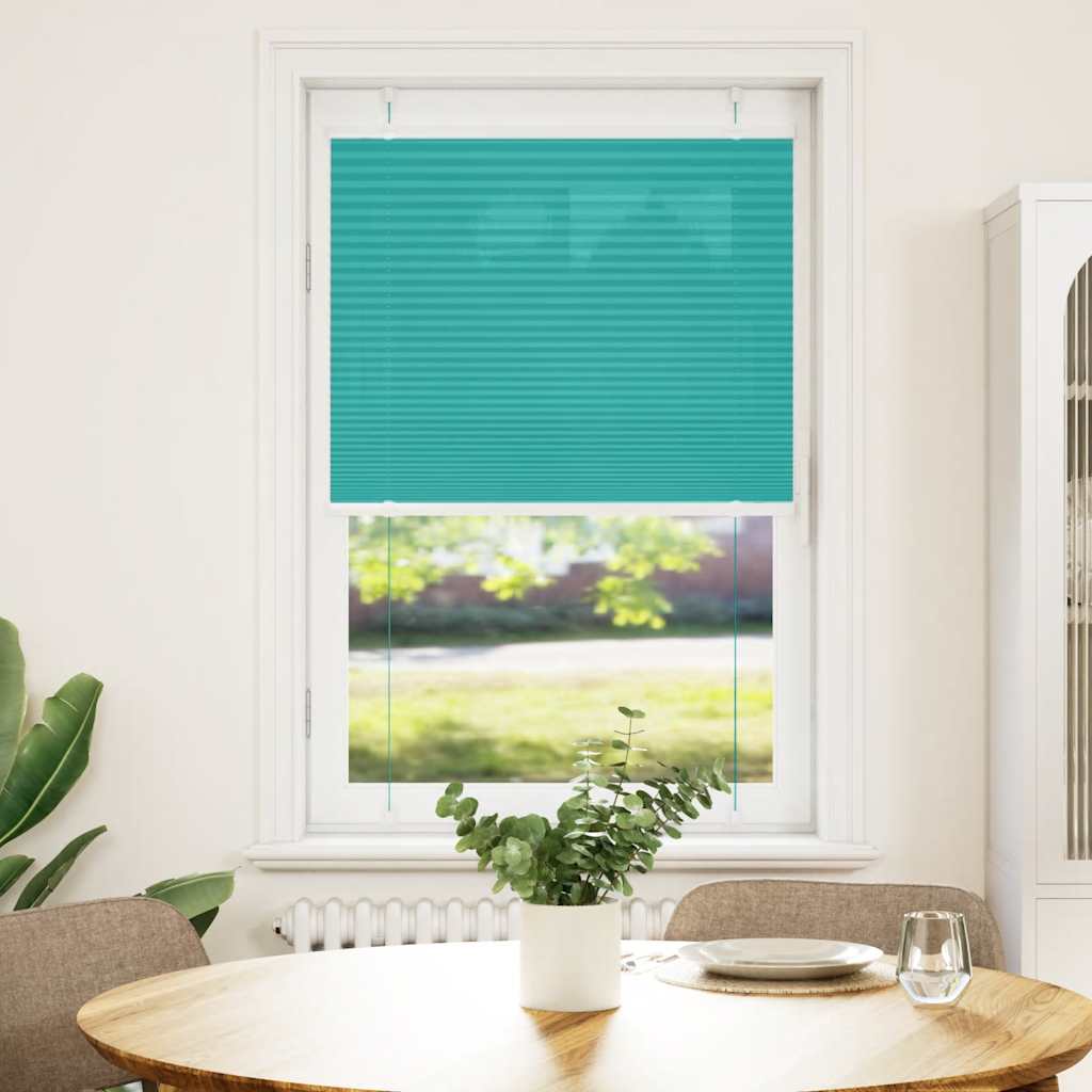 Plisségardin Benzin Grøn 80x150 cm Stofbredde 79,4 cm Polyester