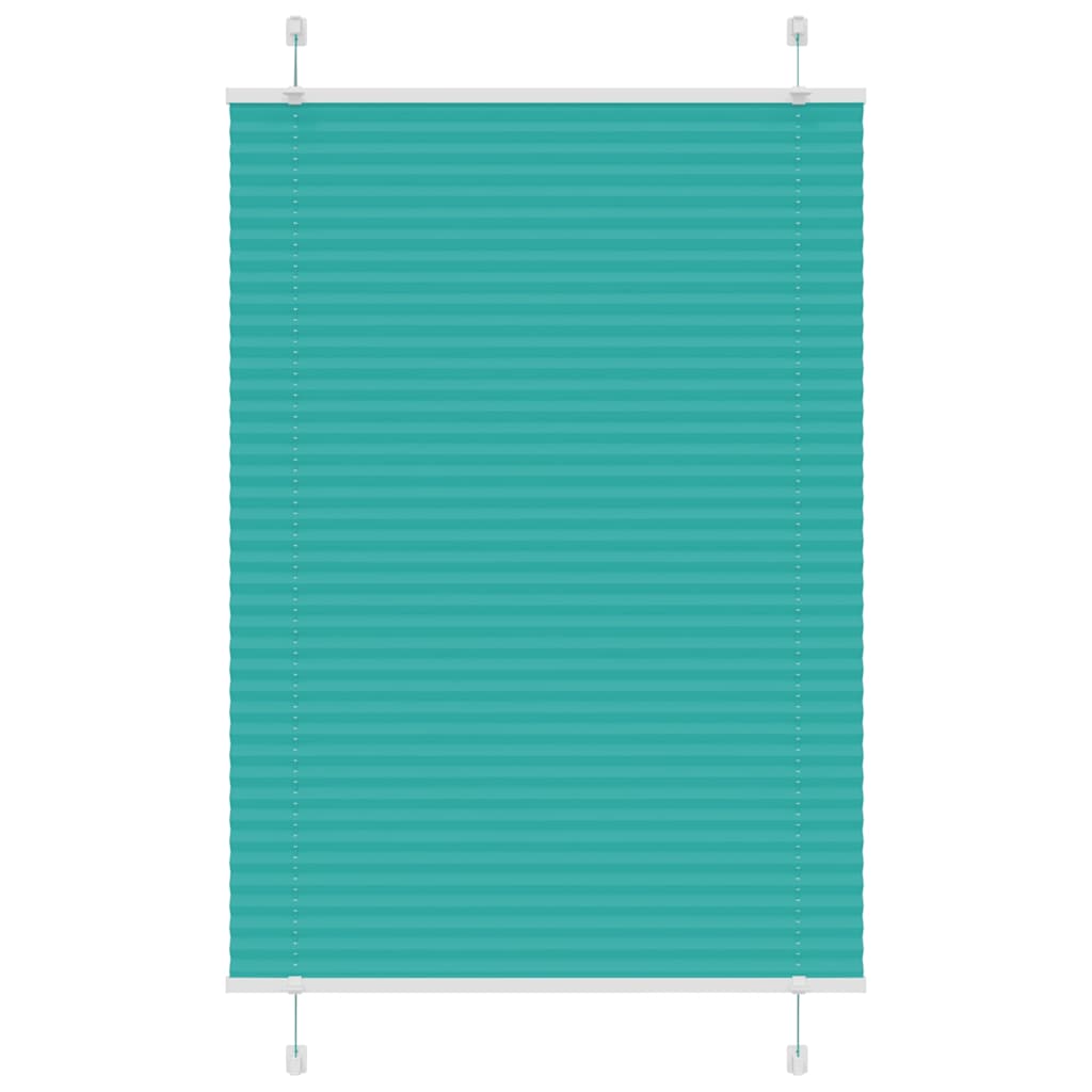 Plisségardin Benzin Grøn 85x150 cm Stofbredde 84,4 cm Polyester